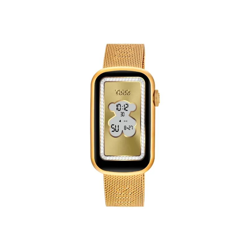 RELOJ TOUS SMARTWATCH CON BRAZALETE ACERO IPG DORADO Y CAJA DE ALUMINIO EN COLOR IPG DORADO TBAND MESH 3000132200