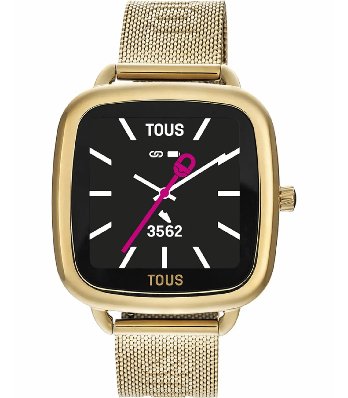 RELOJ TOUS SMARTWATCH DCONNECT MUJER CON BRAZALETE DE ACERO IP DORADO  300358083