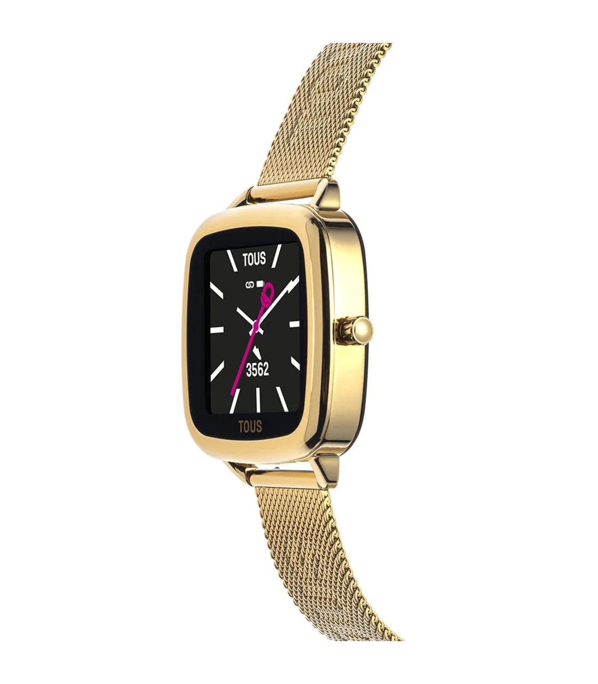 RELOJ TOUS SMARTWATCH DCONNECT MUJER CON BRAZALETE DE ACERO IP DORADO  300358083