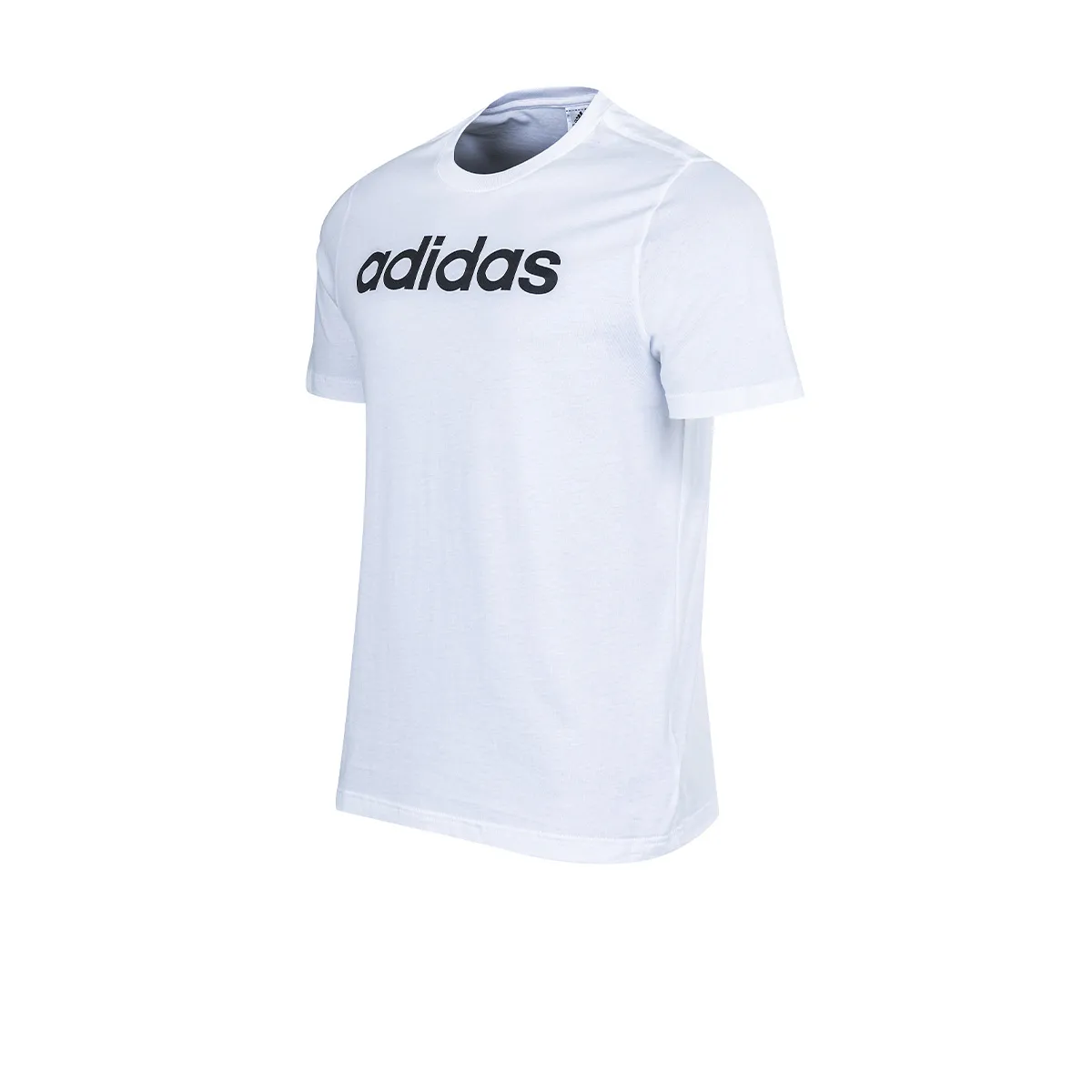 Remera Adidas Essentials Logo Lineal Blanca
