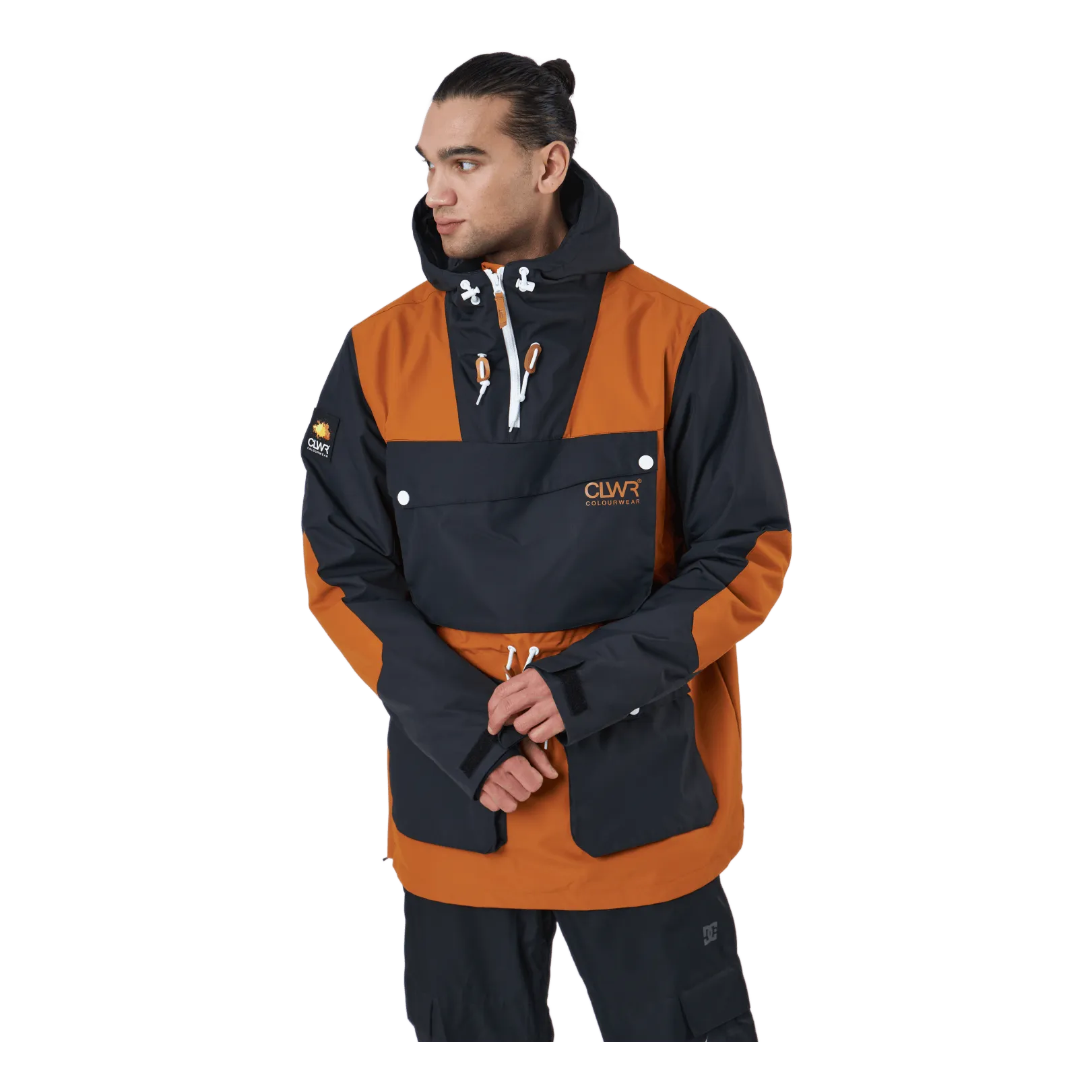 Ropa de color Essential Anorak M Dark Orange