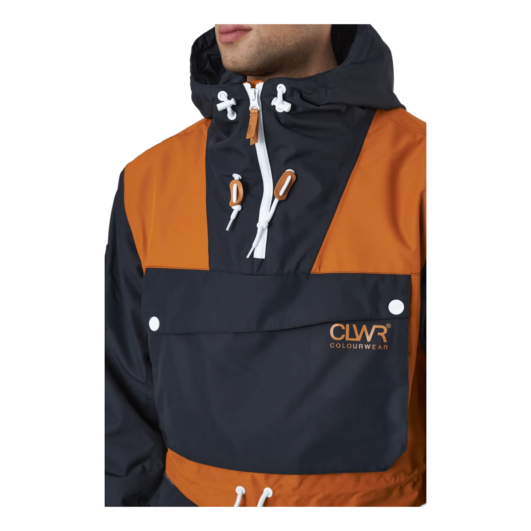 Ropa de color Essential Anorak M Dark Orange