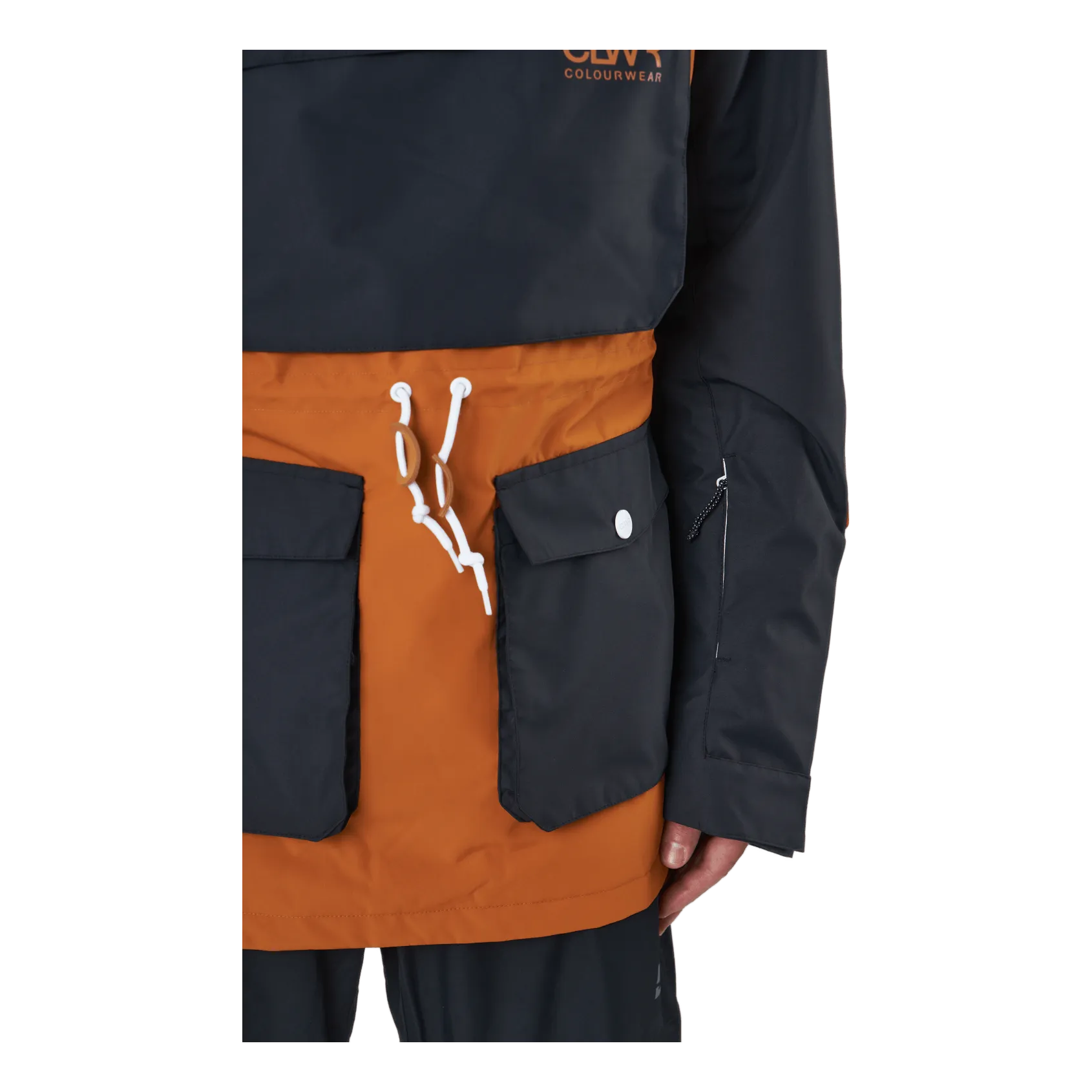 Ropa de color Essential Anorak M Dark Orange