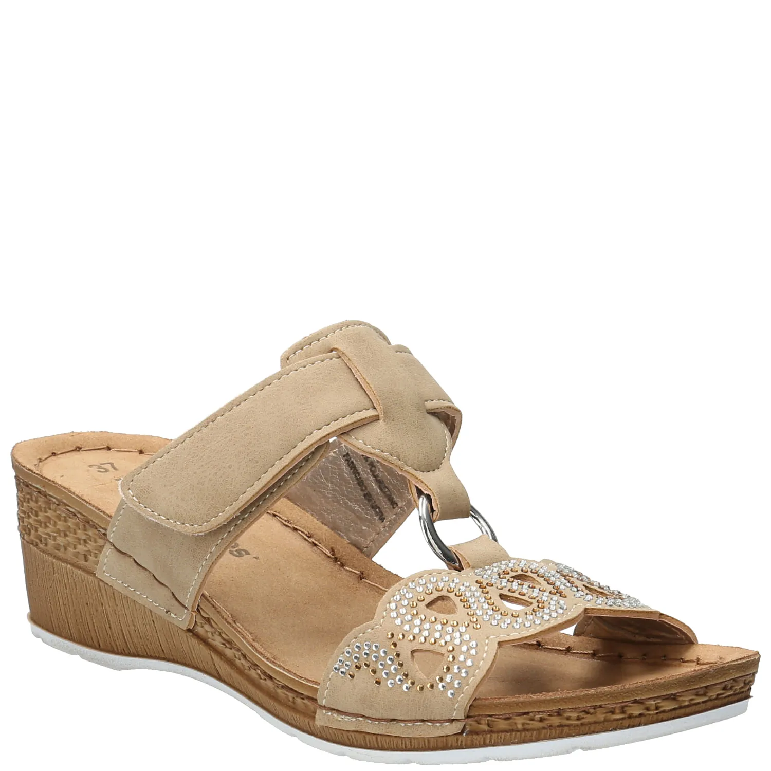 Sandalia Mujer Bax Ii Beige