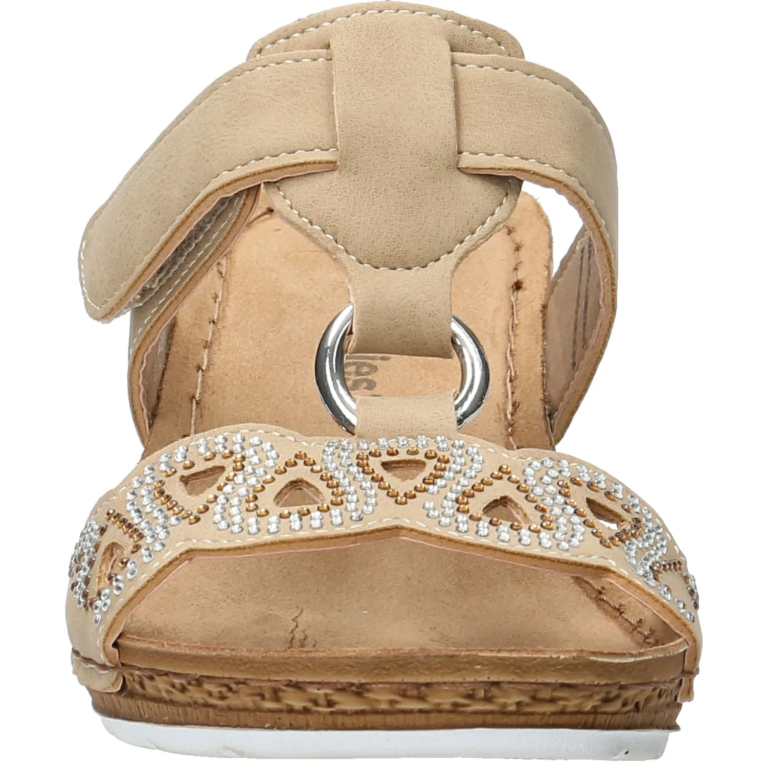 Sandalia Mujer Bax Ii Beige
