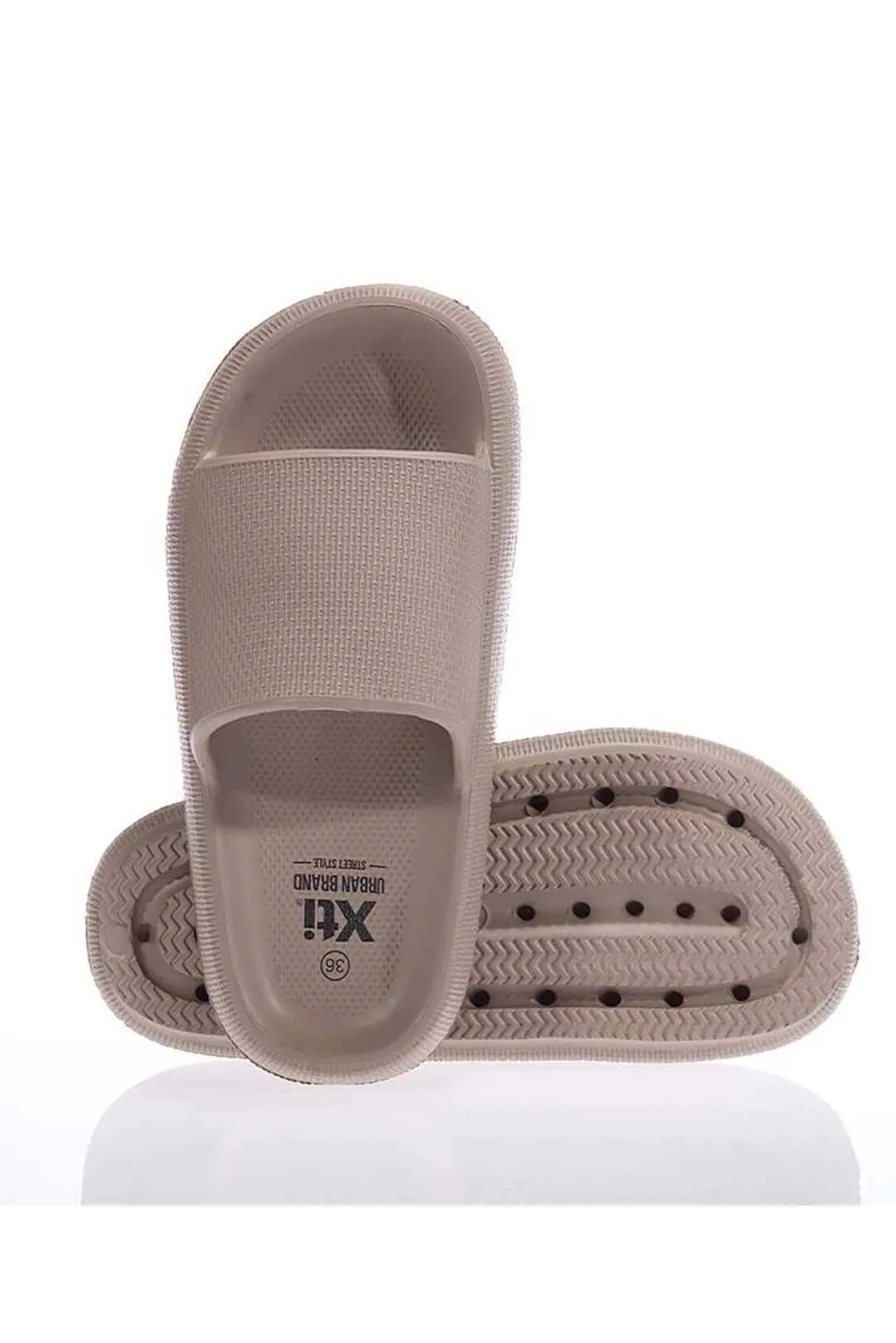 SANDALIA MUJER PLATAFORM GRUES BEIGE