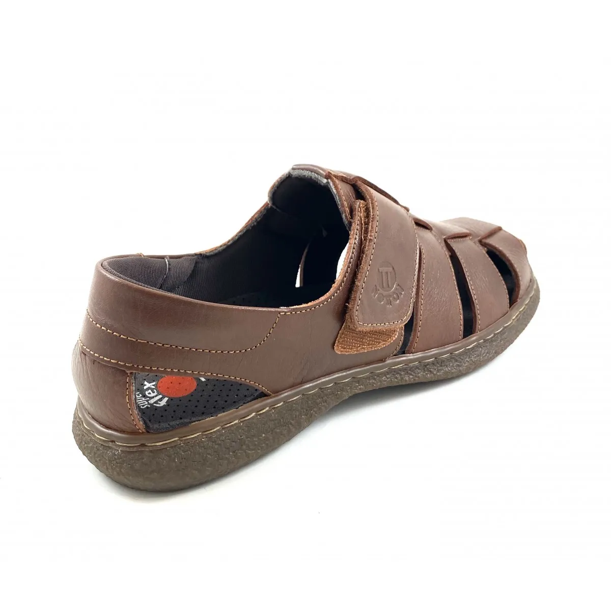 Sandalia Notton talla 42 plantilla extraíble hombre, marrón N247