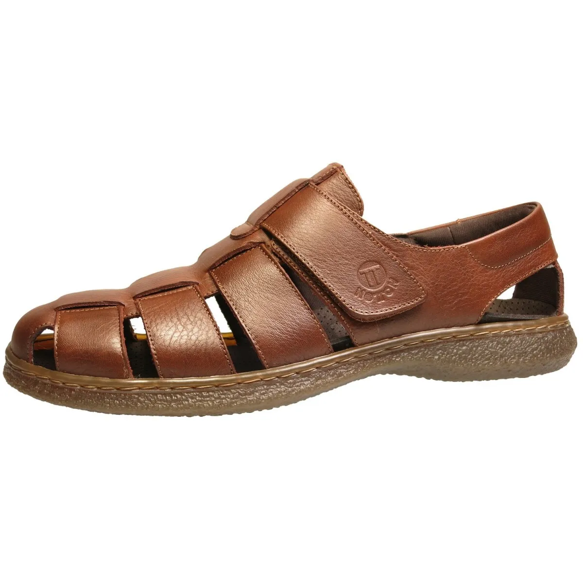 Sandalia Notton talla 42 plantilla extraíble hombre, marrón N247