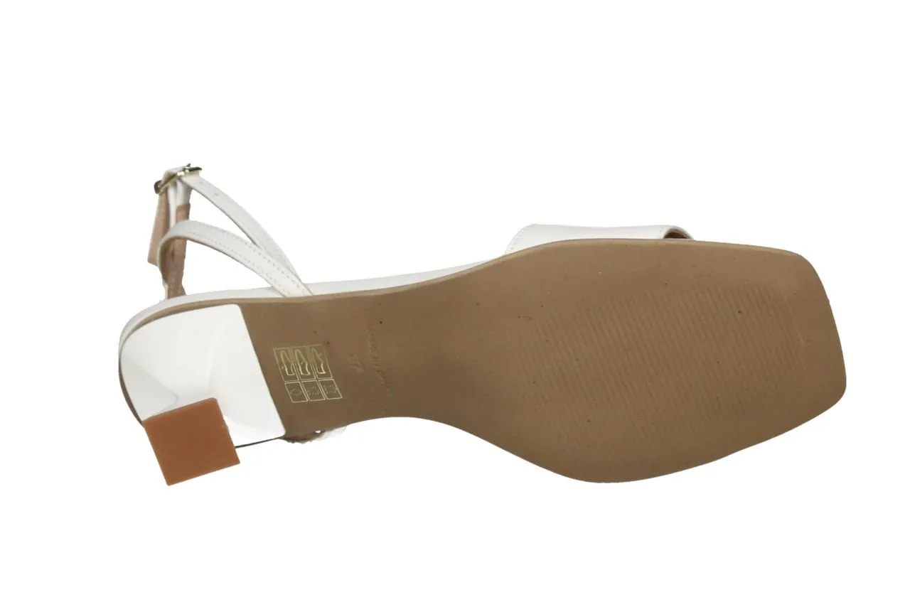 Sandalia Piel Blanco Pulsera