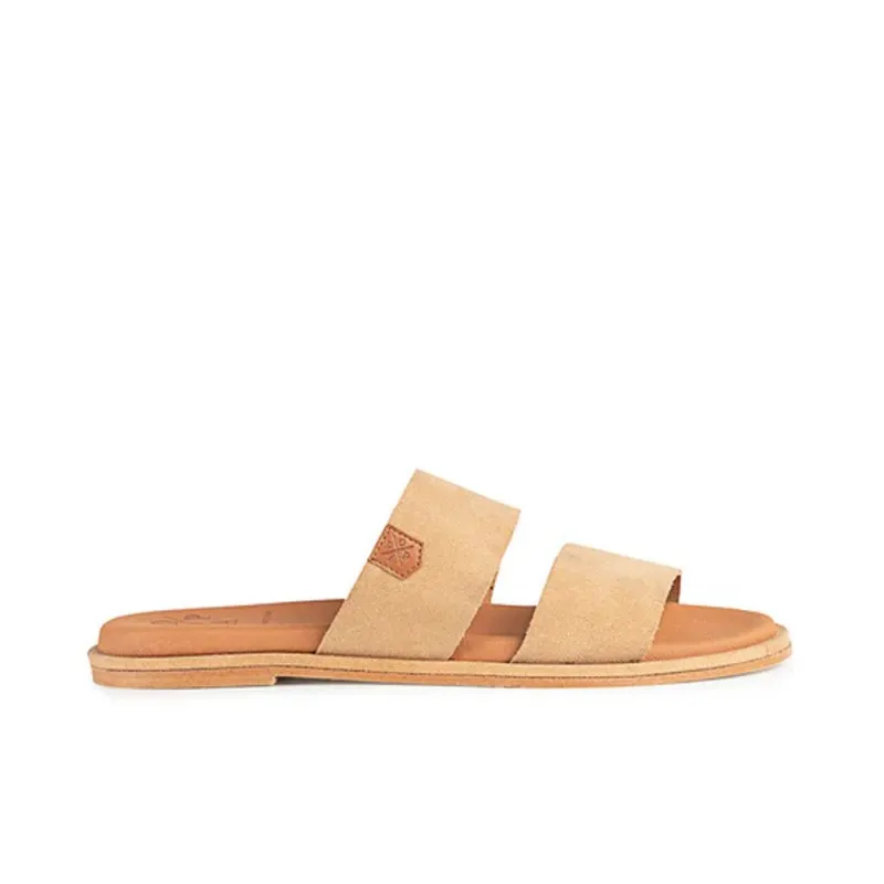 Sandalia Plana Portil Serraje Beige