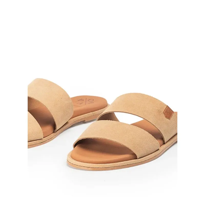 Sandalia Plana Portil Serraje Beige