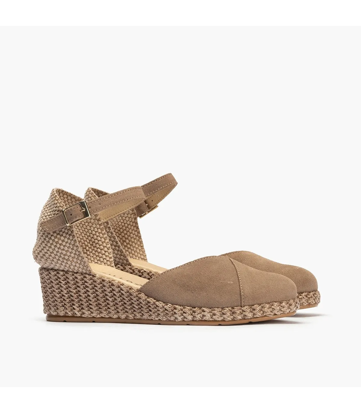 Sandalia Valenciana mujer serraje BEIGE
