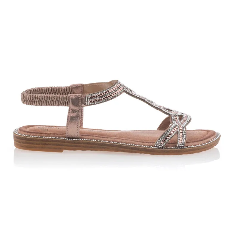 Sandalias mujer rosa