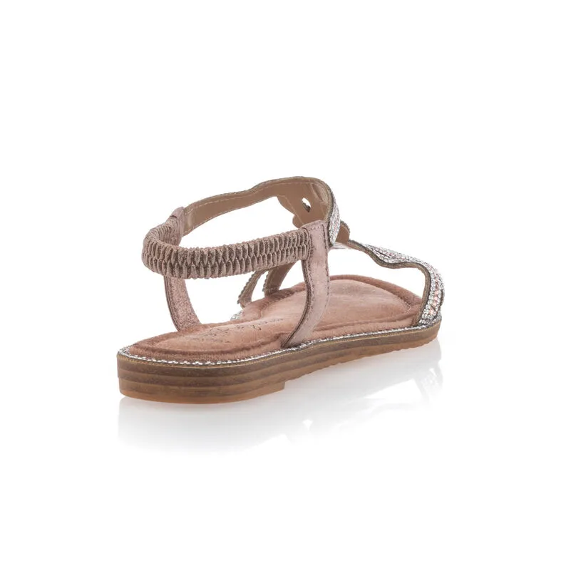 Sandalias mujer rosa