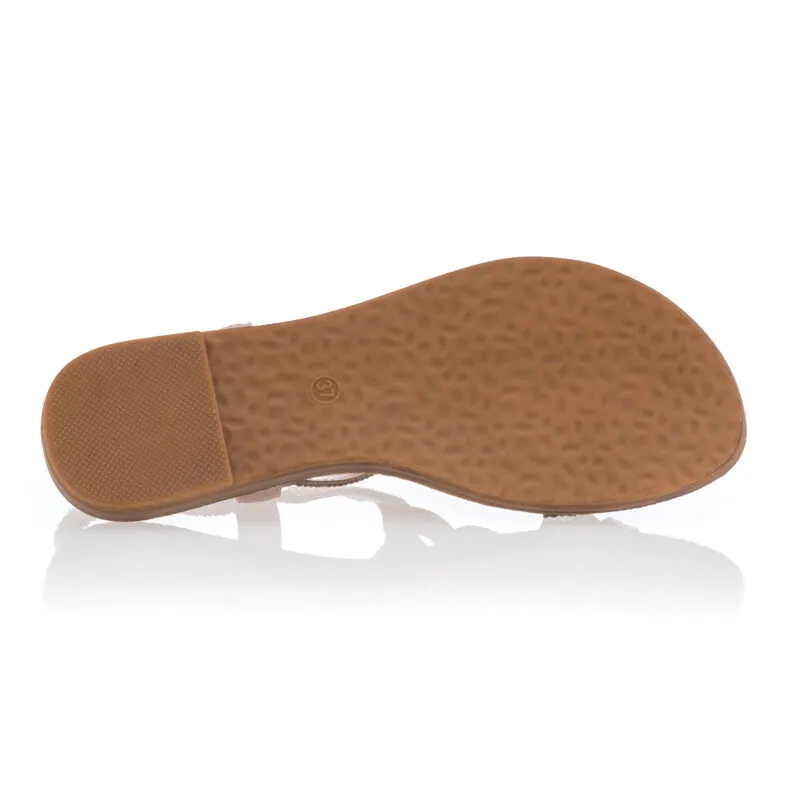 Sandalias mujer rosa