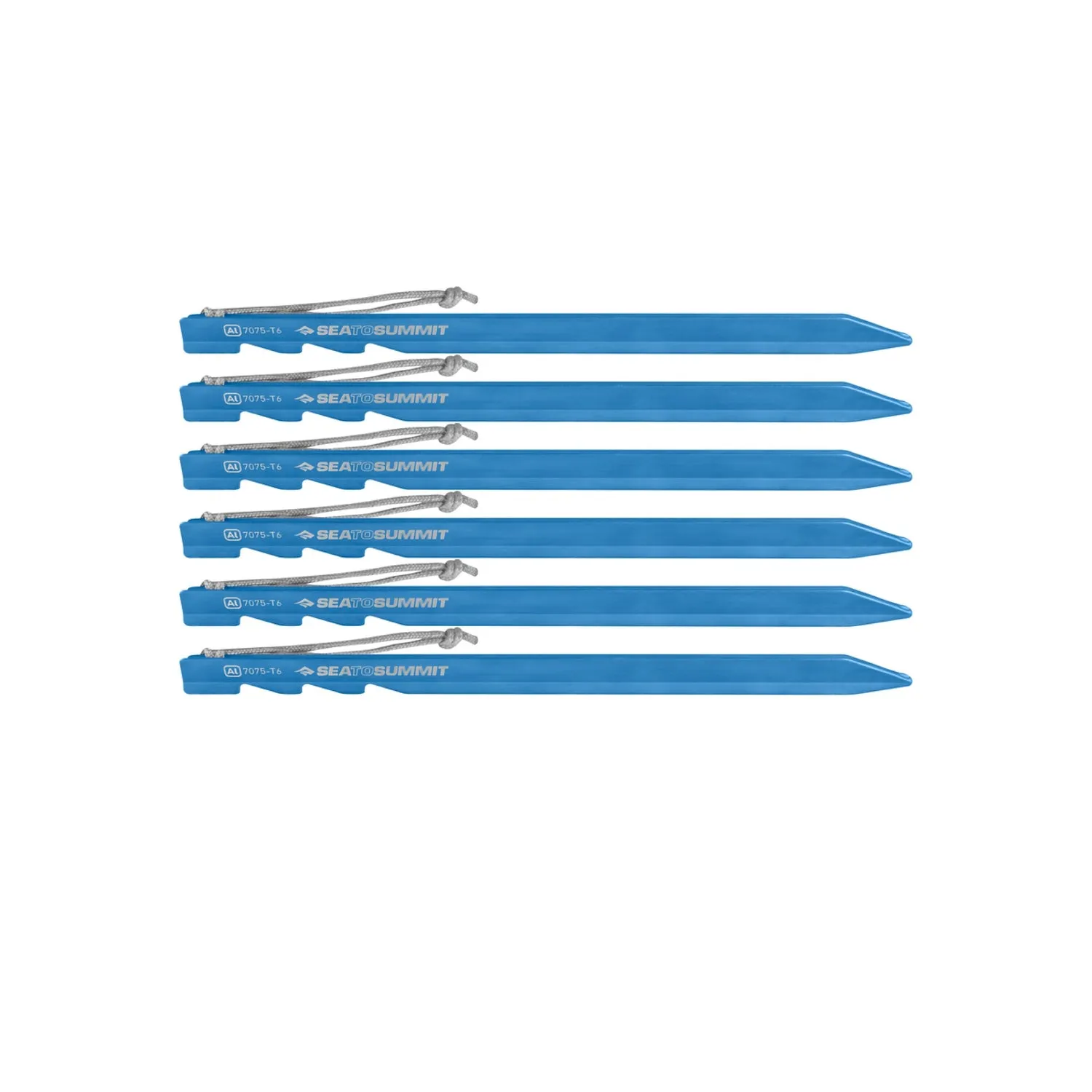 SEA TO SUMMIT GROUND CONTROL LIGHT TENT PEGS Paquete de 6 estacas