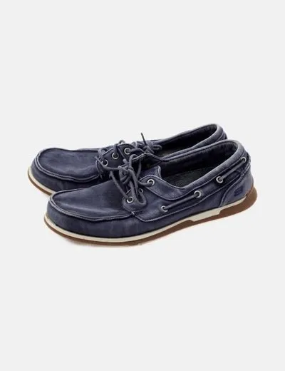 Skechers Zapatilla azul efecto denim combinada