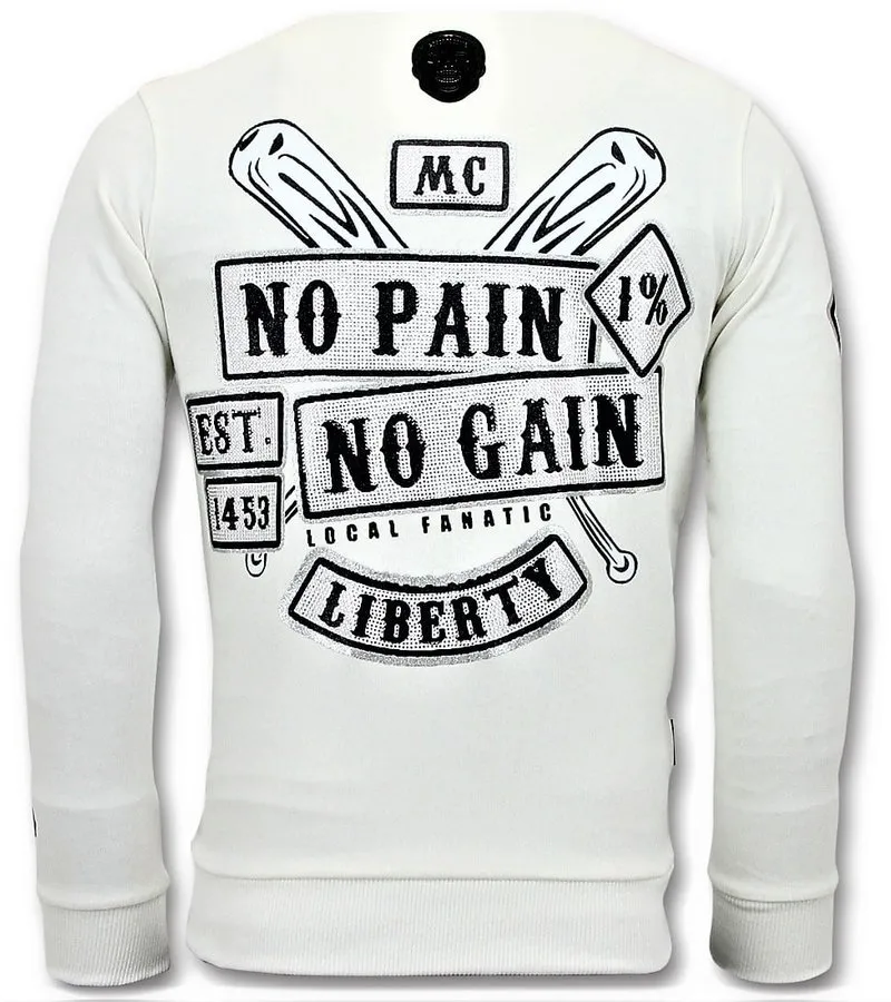 SUDADERA PIEDRAS   SONS OF ANARCHY  BLANCO
