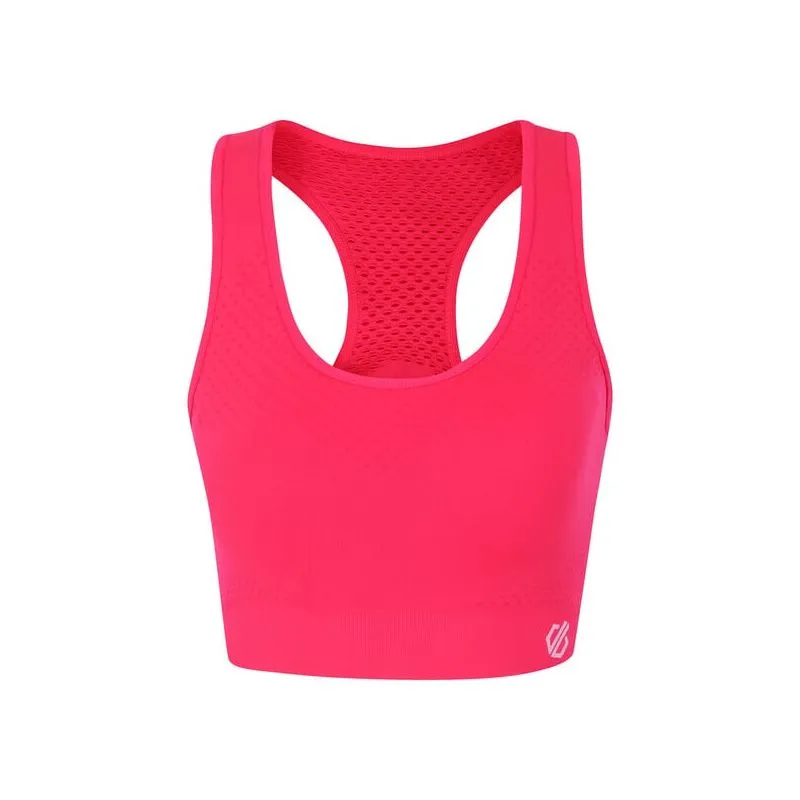 Sujetador de mujer Dare2B Don't sweat it Bra (Neon Pink)