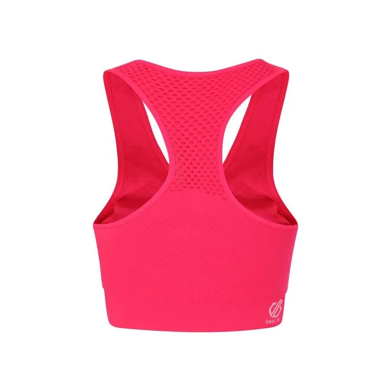 Sujetador de mujer Dare2B Don't sweat it Bra (Neon Pink)