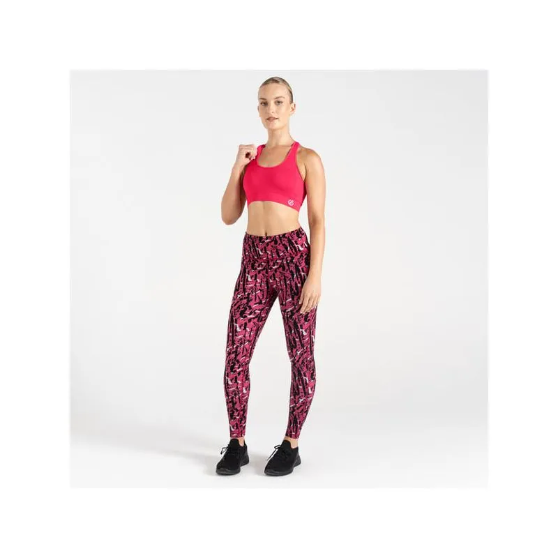 Sujetador de mujer Dare2B Don't sweat it Bra (Neon Pink)