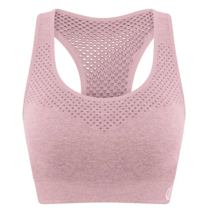 Sujetador de mujer Dare2B Don't sweat it Bra (PwdrPink)