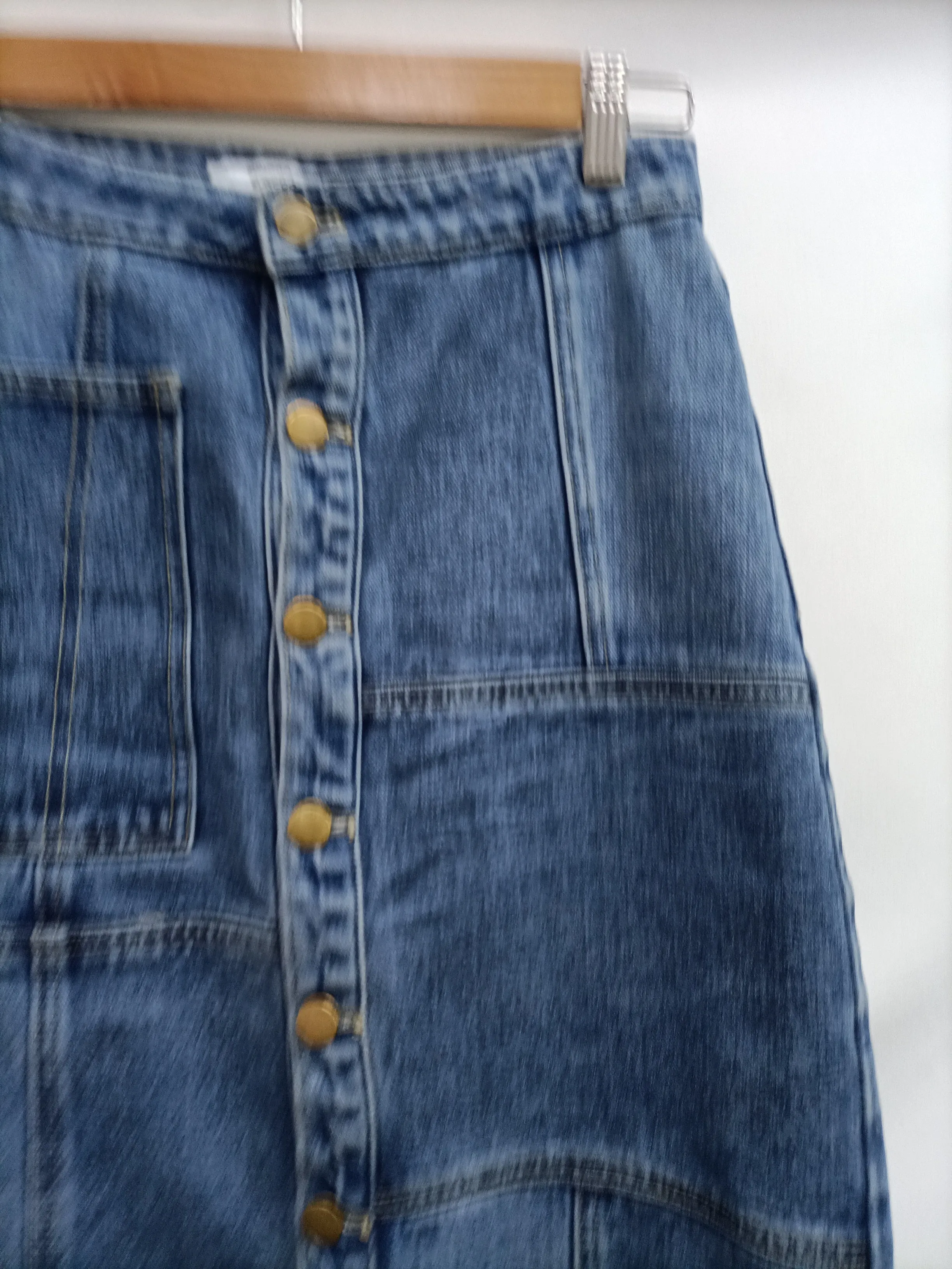 SUNCCO.Falda midi vaquera T.1(S)