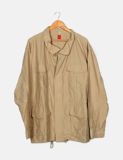 Tex Chaqueta camel casual