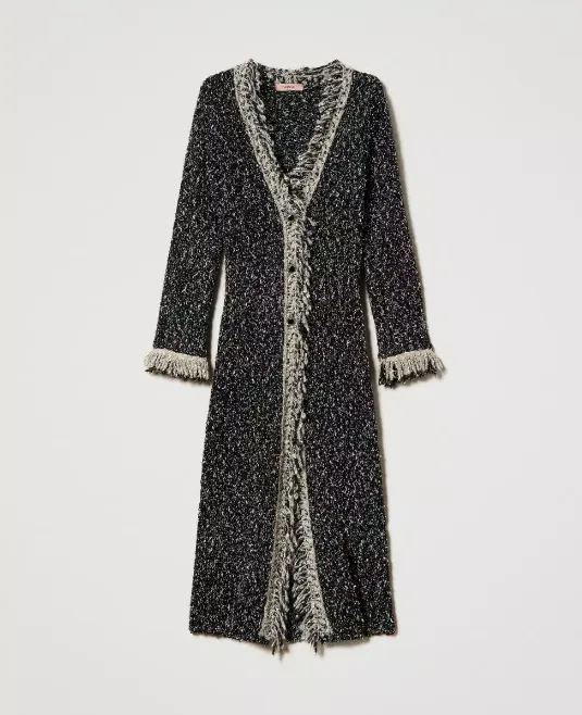 Twinset maxicárdigan de tejido bouclé