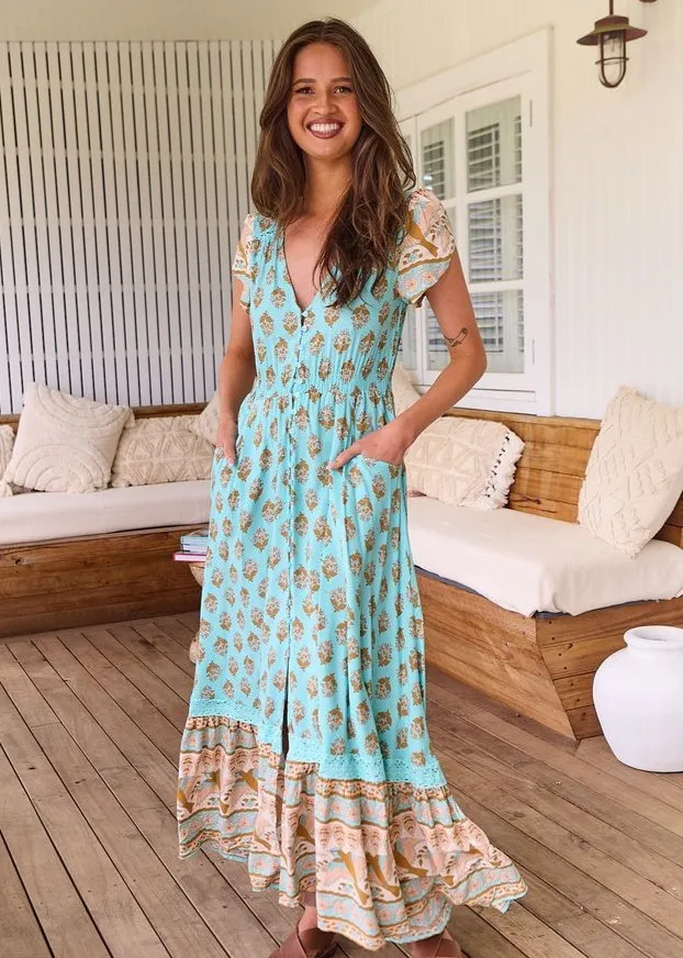 Vestido largo Aquarius