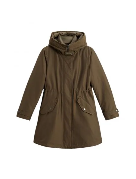 WOOLRICH Anorak Authentic 3 In 1 Mujer Dark Green