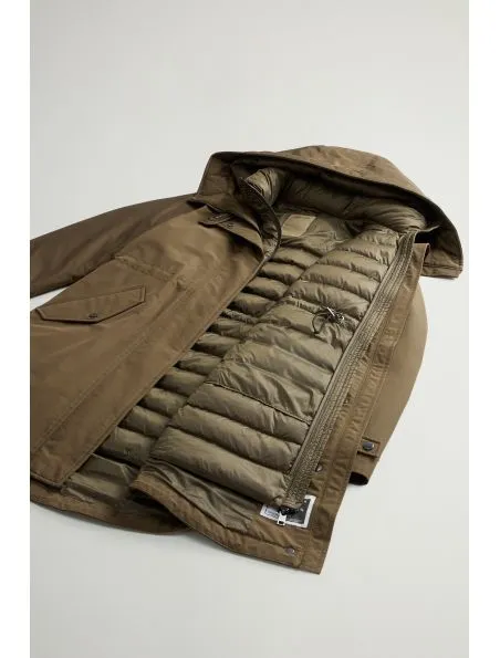 WOOLRICH Anorak Authentic 3 In 1 Mujer Dark Green