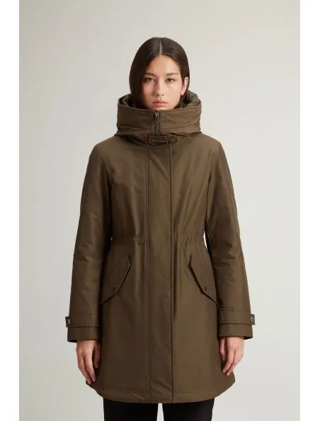 WOOLRICH Anorak Authentic 3 In 1 Mujer Dark Green