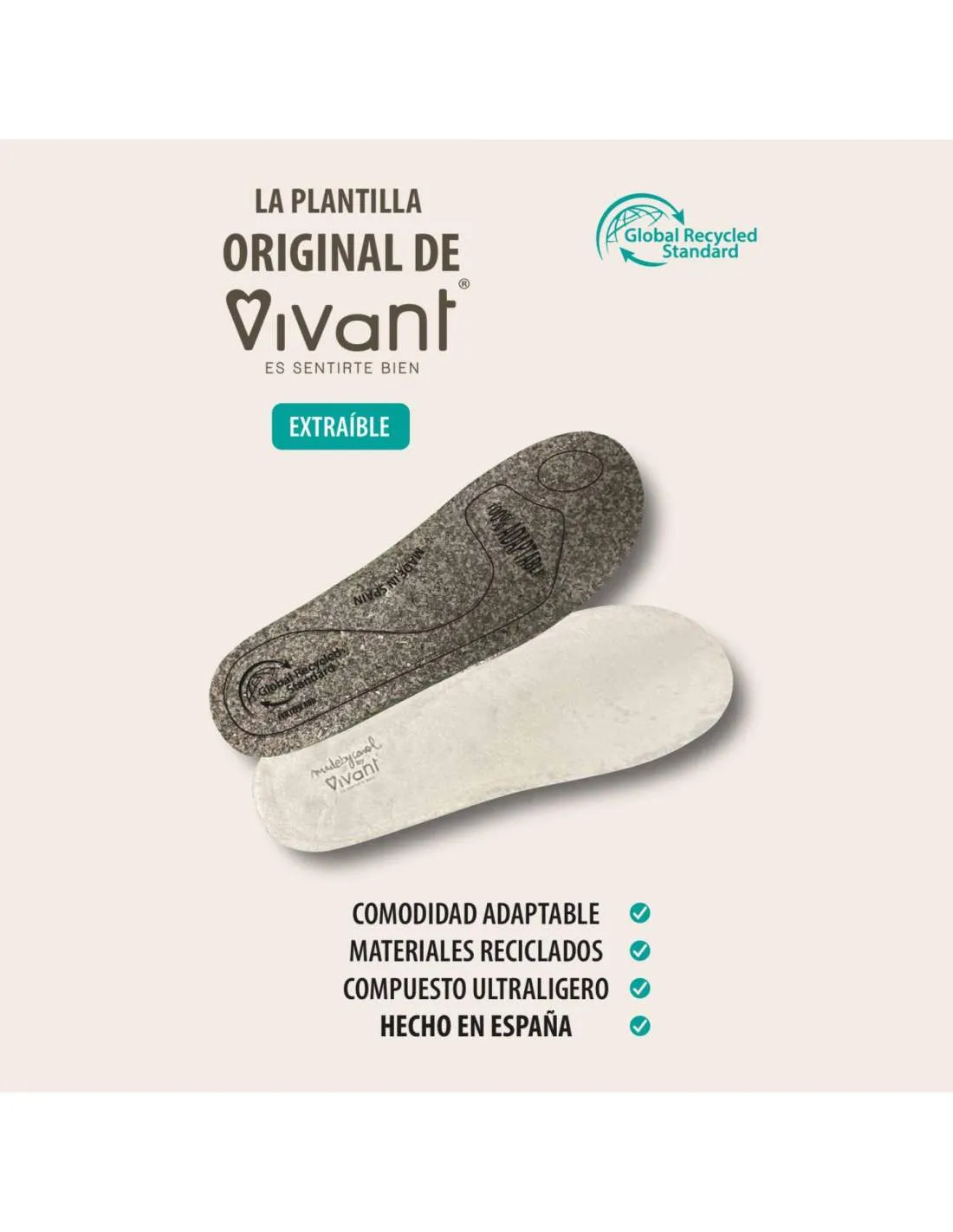 Zapatilla de Casa "Me enamoré de tus alas, prometo no cortarlas nunca" Fieltro Beig
