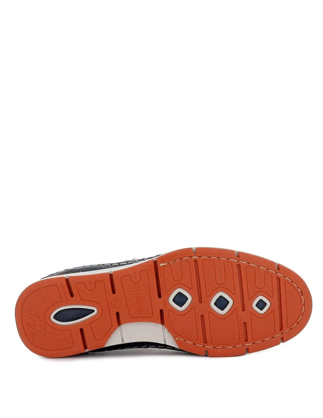 Zapatilla deportiva piel azul Fluchos