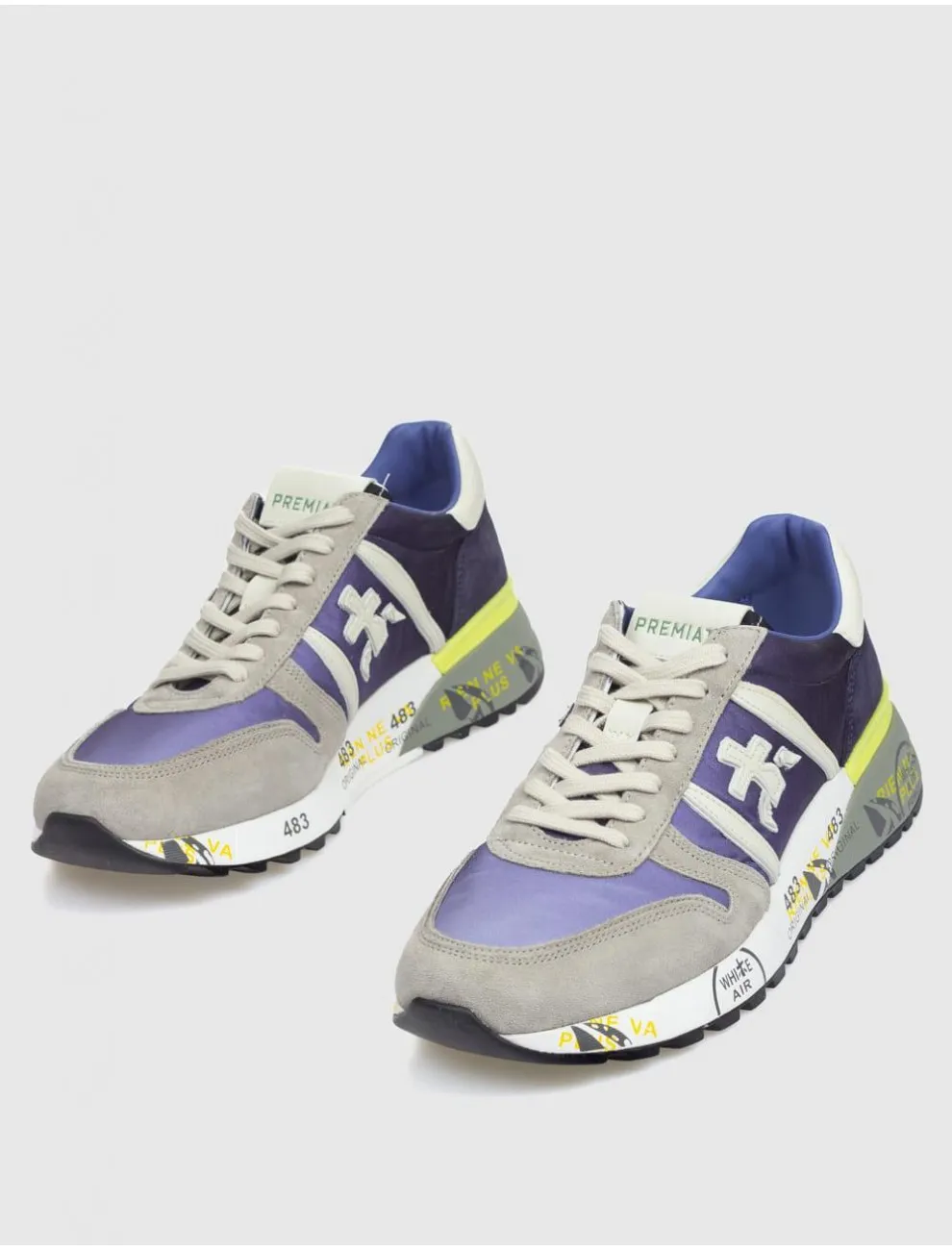 Zapatilla Urbana Premiata Lander Azul