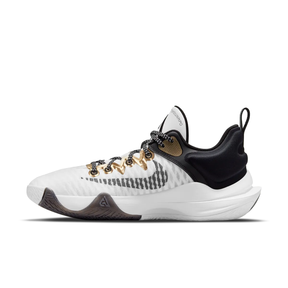 Zapatillas Básquetbol Hombre Nike Giannis Inmortality Blanca/Negra