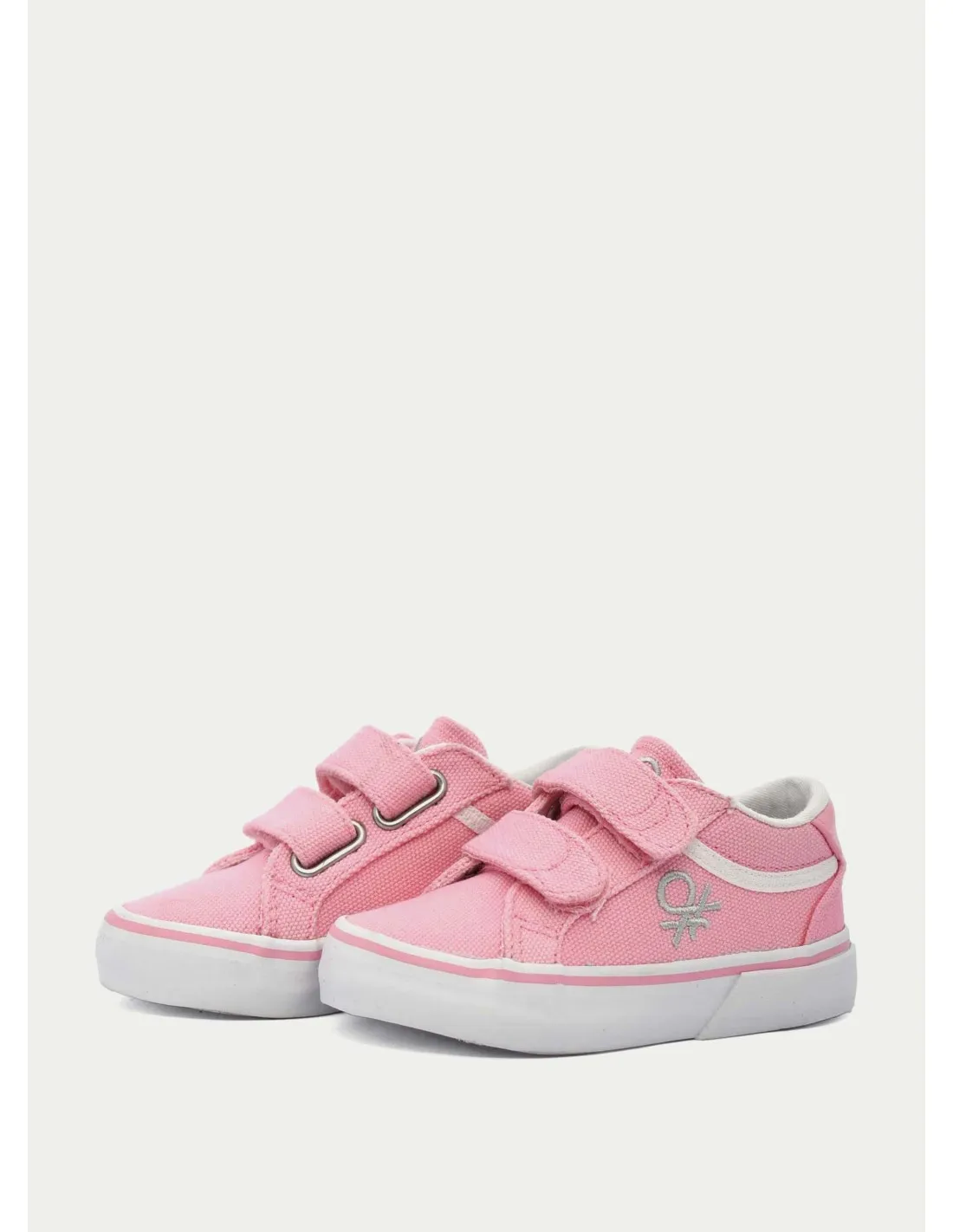 ZAPATILLAS DE LONA BENETTON 110115 ROSA 