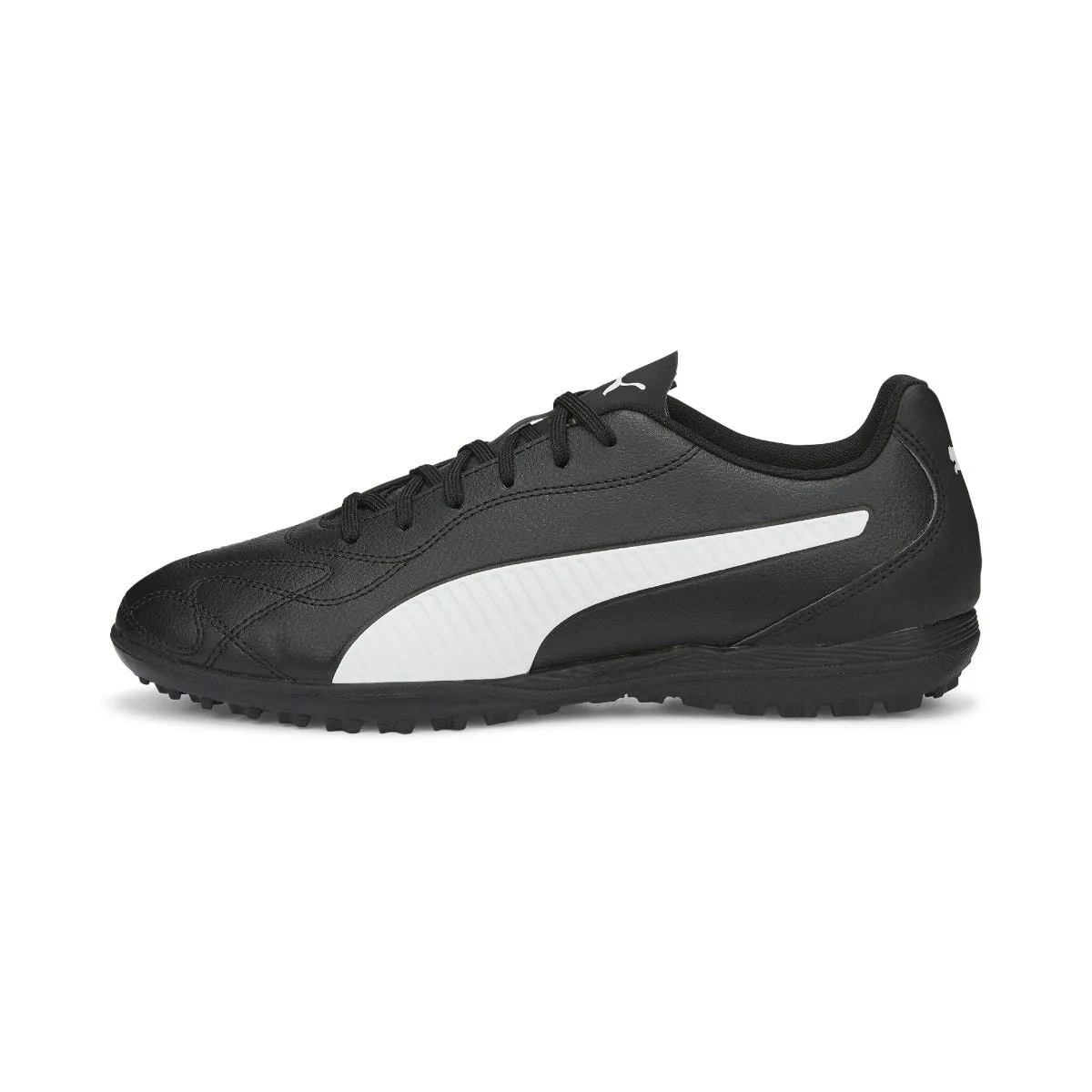 Zapatillas Futbolito Hombre Puma Monarch II Negra/Blanca