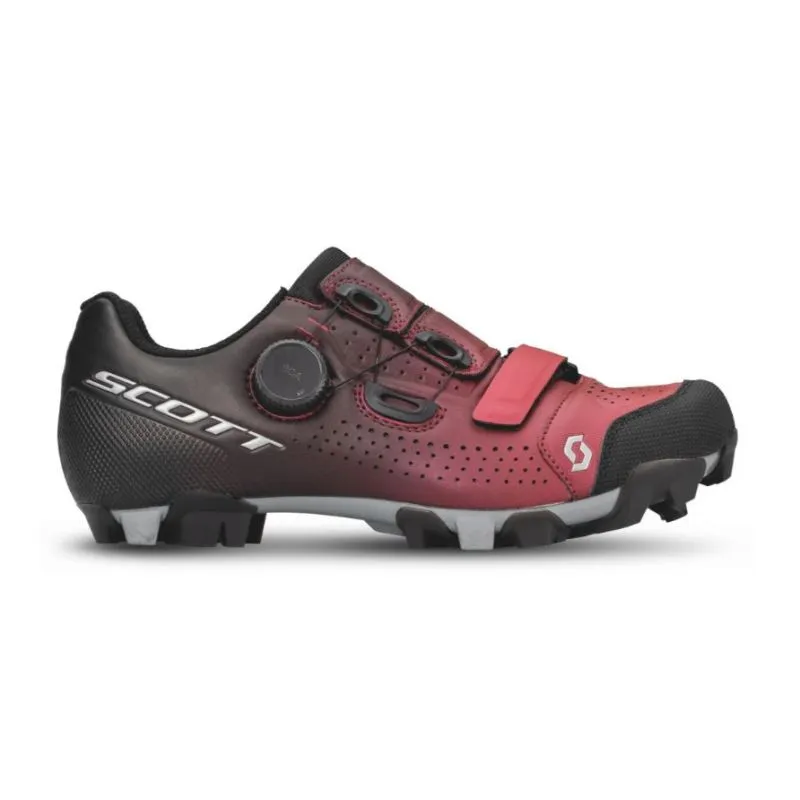 Zapatillas mujer Scott Mtb Team Boa (negro desteñido/rojo metalizado)