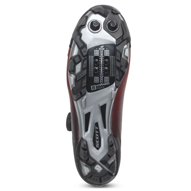 Zapatillas mujer Scott Mtb Team Boa (negro desteñido/rojo metalizado)