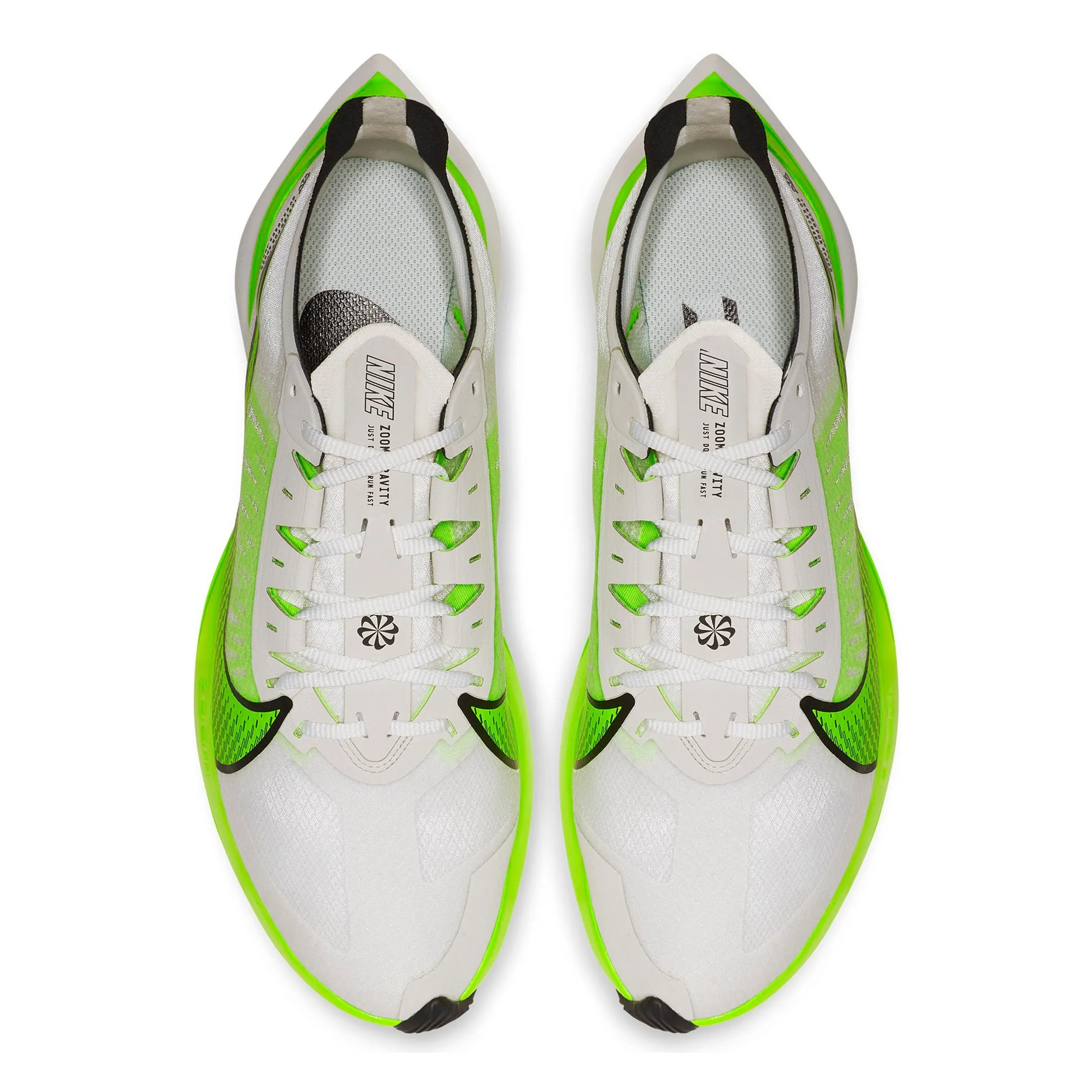 Zapatillas Running Hombre Nike Zoom Gravity Blanca/Limón 
