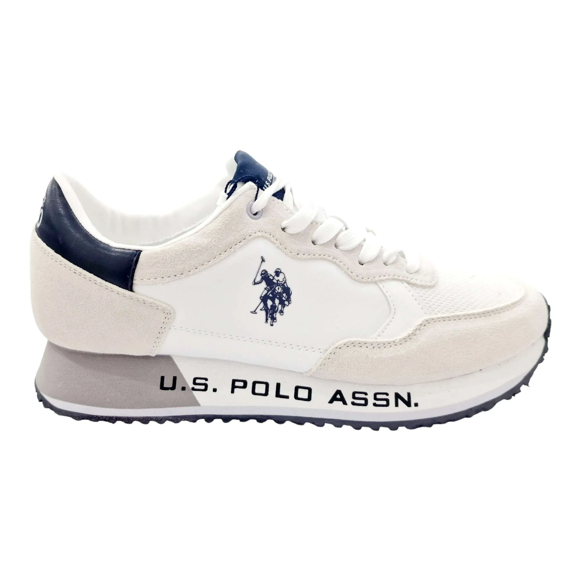 ZAPATILLAS US POLO ASSN HOMBRE BLANCA 006 BLANCO