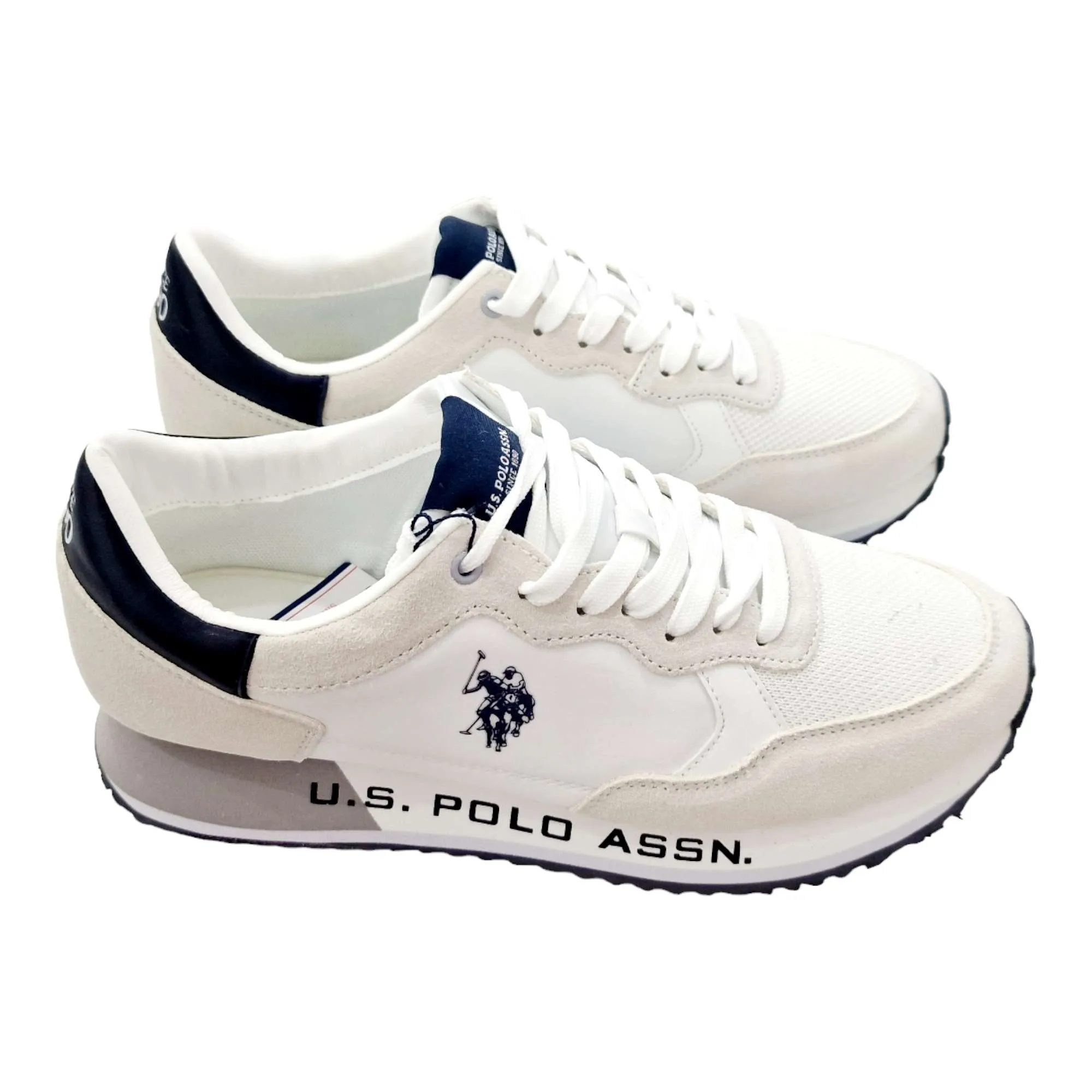 ZAPATILLAS US POLO ASSN HOMBRE BLANCA 006 BLANCO