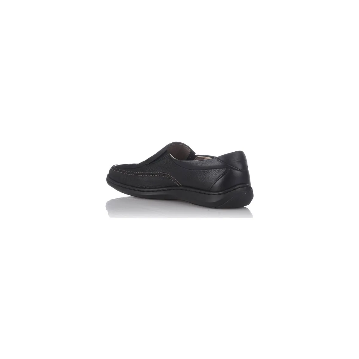 Zapato Notton mocasín piel hombre, marrón y negro N597